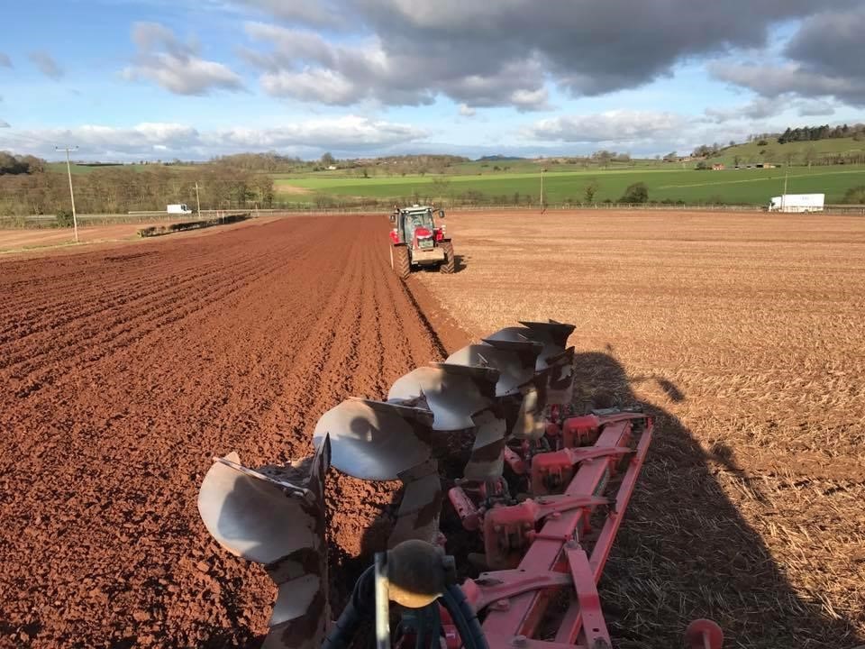 Tractor ploughing 2