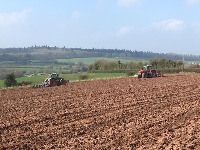 Tractor ploughing 3